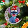 Kansas City Chiefs Stitch Ornament NFL Christmas With Stitch Ornament