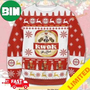 Kwak Beer Xmas Funny 2023 Holiday Custom And Personalized Idea Christmas Ugly Sweater