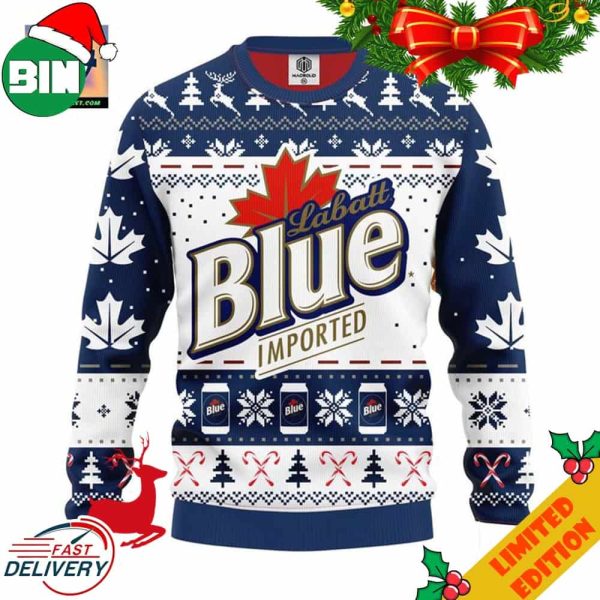 Labatt Blue Ugly Christmas Sweater Amazing Gift Idea Thanksgiving Gift