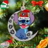 Las Vegas Raiders Stitch Ornament NFL Christmas With Stitch Ornament