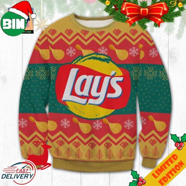 Lays Potato Chips Ugly Christmas Sweater