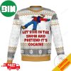 Lets Eat Trash Get Hit By A Car Funny Ugly Christmas Sweater For Men And Women