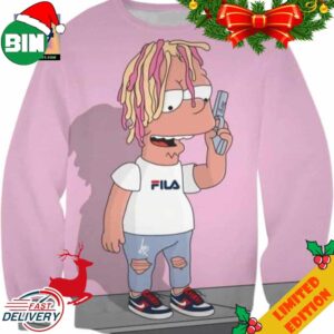 Lil Pump x The Simpsons Family Ugly Sweater