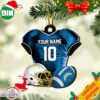 Las Vegas Raiders NFL Sport Ornament Custom Your Name And Number 2023 Christmas Tree Decorations