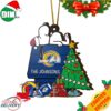 Los Angeles Rams Snoopy And NFL Sport Ornament Personalized Your Family Name