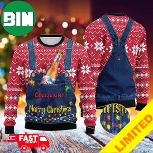 Merry Christmas Coors Light 3D Xmas Funny 2023 Holiday Custom And Personalized Idea Christmas Ugly Sweater