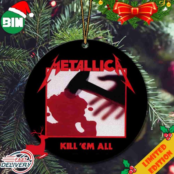 Metallica Kill Em All Album Christmas 2023 Tree Decorations Ornament