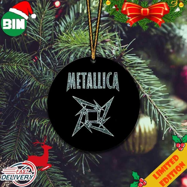 Metallica Ninja Logo Star Christmas Tree Decorations 2023 Ornament