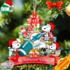 Miami Dolphins Snoopy NFL Sport Ornament Custom Name