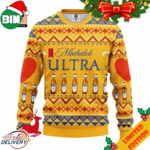Michelob 3D Ugly Christmas Sweater Amazing Gift Idea Thanksgiving Gift