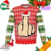 Miller Lite Drinker Bells Drinking All The Way Ugly Christmas Sweater