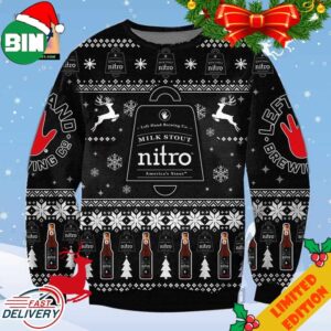 Milk Stout Nitro Beer Ugly Christmas Sweater