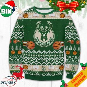 Milwaukee Bucks Ugly Christmas Sweater For Men And Women