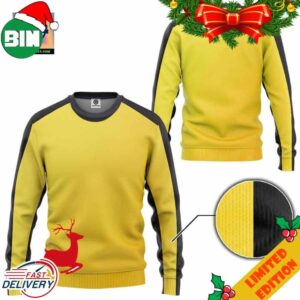 Minions Yellow Kungfu Costume Disney Ugly Christmas Sweater