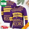 Minnesota Vikings Wreath Christmas Pattern Ugly Sweater