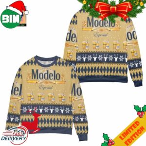 Modelo 1925 Special Reindeer Pattern Ugly Christmas Sweater