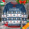 Molson Canadian Beer Snowflake Pattern Ugly Christmas Sweater