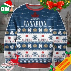 Molson Canadian Beer Ugly Christmas Sweater