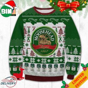 Moosehead Lager Ugly Christmas Sweater