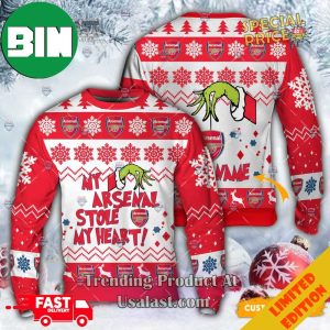 My Arsenal Stole My Heart Ugly Christmas Sweater For Men And Women
