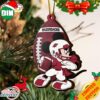 NCAA Arkansas Razorbacks And Baby Yoda Christmas Ornament 2023 Christmas Tree Decorations