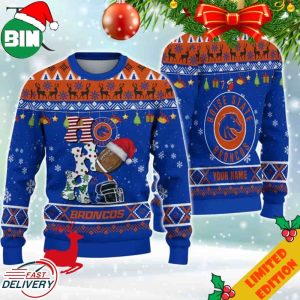 NCAA Boise State Broncos HO HO HO Ugly Christmas Sweater