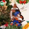 NCAA Boise State Broncos Grinch Christmas Ornament Personalized Your Name 2023 Christmas Tree Decorations