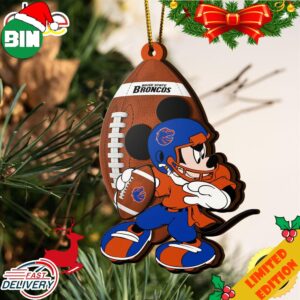 NCAA Boise State Broncos Mickey Mouse Christmas Ornament 2023 Christmas Tree Decorations