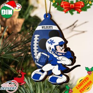 NCAA Kentucky Wildcats Mickey Mouse Christmas Ornament 2023 Christmas Tree Decorations