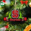 NCAA NC State Wolfpack Grinch Christmas Ornament Personalized Your Name 2023 Christmas Tree Decorations