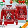 NCAA Nebraska Cornhuskers HO HO HO Ugly Christmas Sweater