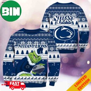 NCAA Penn State Nittany Lions Grinch Christmas Ugly Sweater