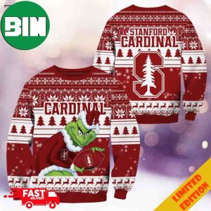 NCAA Stanford Cardinal Grinch Christmas Ugly Sweater
