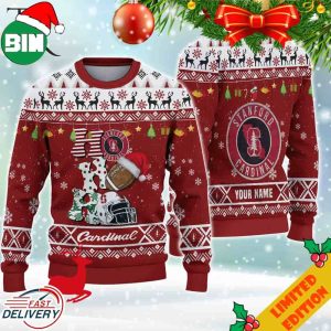 NCAA Stanford Cardinal HO HO HO Ugly Christmas Sweater