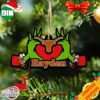 NCAA Texas Longhorns Grinch Christmas Ornament Personalized Your Name 2023 Christmas Tree Decorations