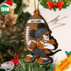 NCAA Texas Longhorns Grinch Christmas Ornament Personalized Your Name 2023 Christmas Tree Decorations