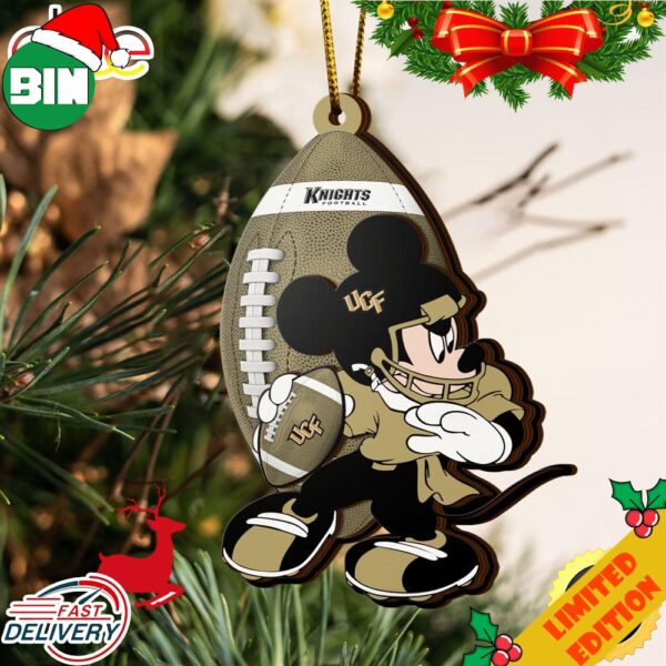 NCAA UCF Knights Mickey Mouse Christmas Ornament 2023 Christmas Tree Decorations