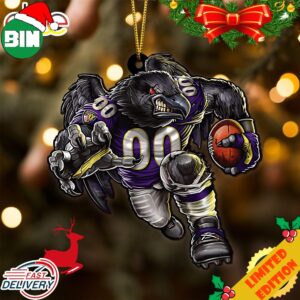 NFL Baltimore Ravens Sport Ornament 2023 Christmas Tree Decorations