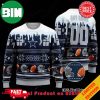 NFL Denver Broncos Woolen Custom Name Ugly Christmas Sweater For Men And Women