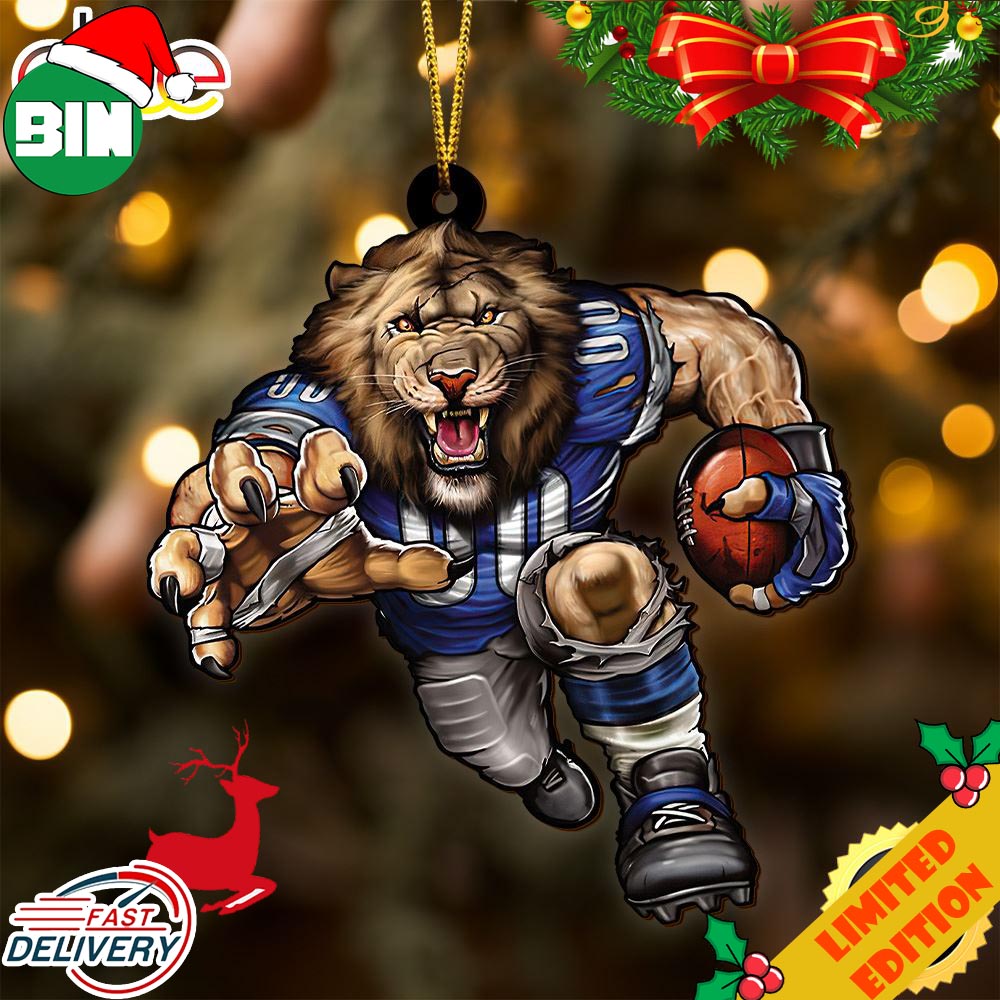 NFL Detroit Lions Sport Ornament 2023 Christmas Tree Decorations