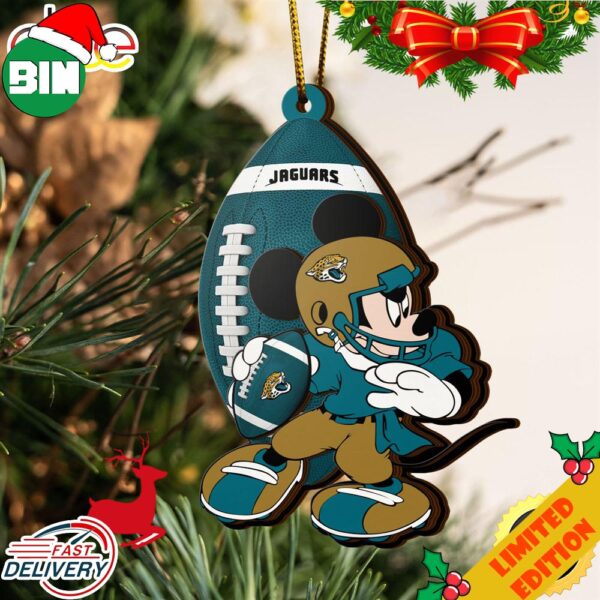 NFL Jacksonville Jaguars Mickey Mouse Christmas Ornament 2023 Christmas Tree Decorations