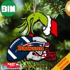 New England Patriots NFL Grinch Ornament Personalized Christmas For Fans Gift 2023 Holidays