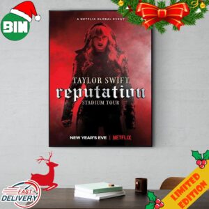 New Year’s Eve On Netflix Reputation Stadium Tour Film Taylor Swift Poster Canvas