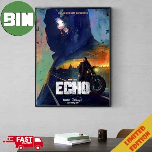 No Bad Deed Goes Unpunished Echo Marvel Studios Disney Plus Poster Canvas