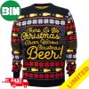 Pacifico Clara Beer Xmas Funny 2023 Holiday Custom And Personalized Idea Christmas Ugly Sweater 3D