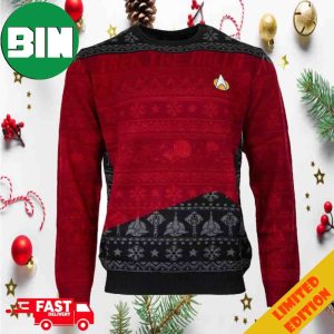 Official Star Trek Trek The Halls Christmas Ugly Sweater