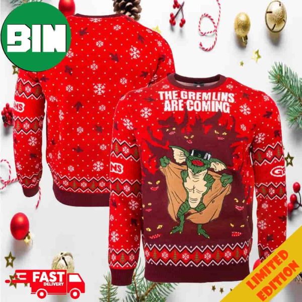 Official The Gremlins Are Coming Christmas Jumper Ugly Sweater