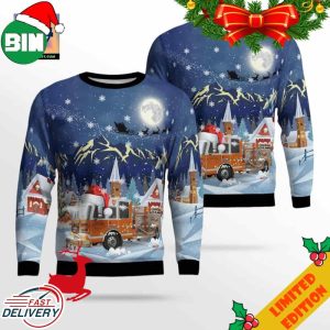 Ohio Bethesda Fire Department Christmas Ugly Sweater