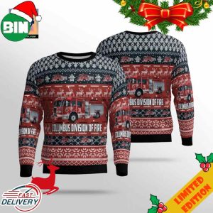Ohio Columbus Division Of Fire Ugly Sweater