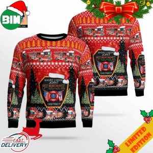 Ohio Short Creek Joint Fire District Christmas Ugly Sweater